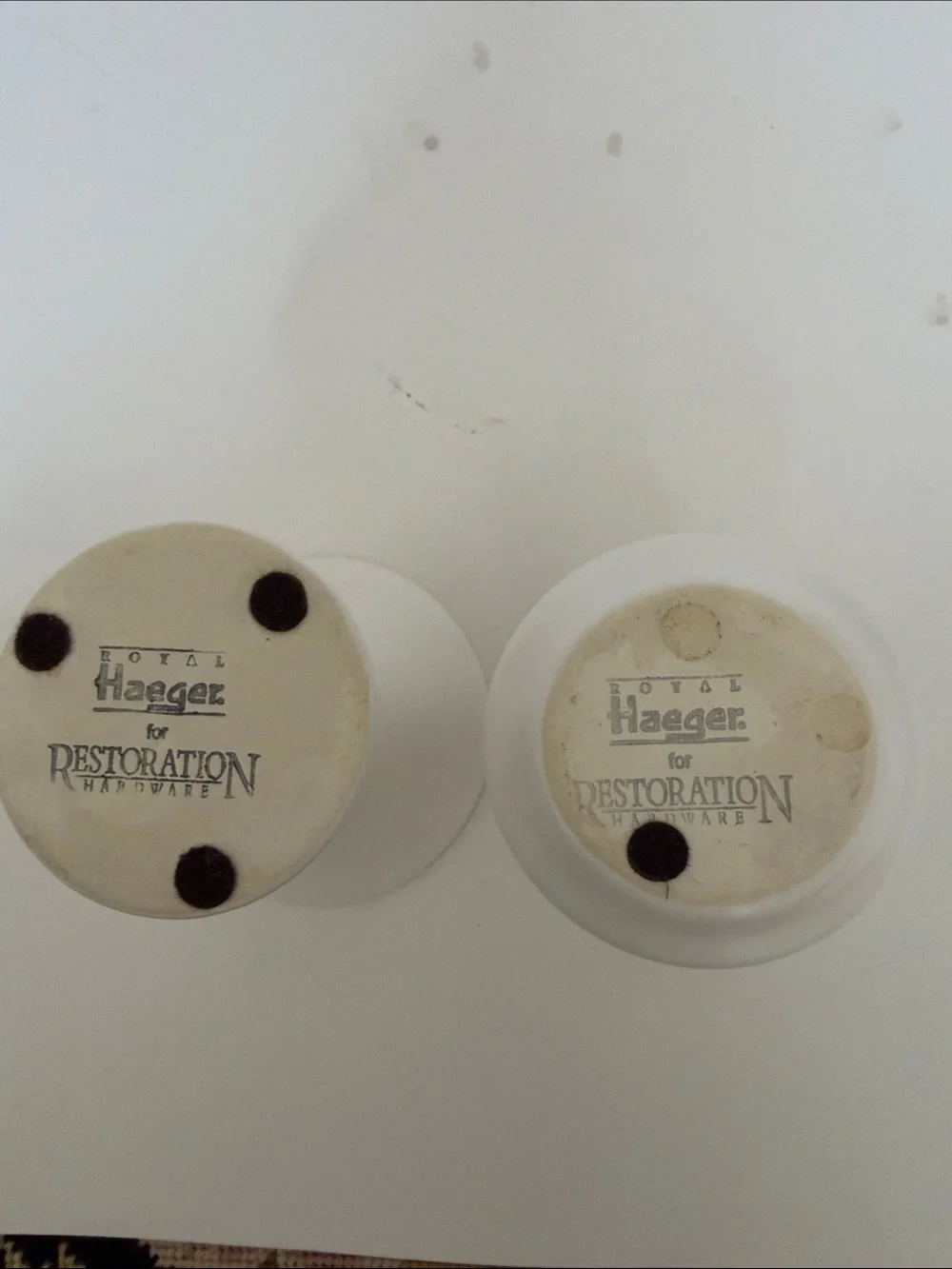 Restoration HardwareMinimal White Ceramic Accent Vases Set